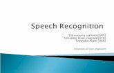 Speech Recognition in Artificail Inteligence