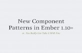 New Component Patterns in Ember.js