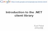 Introduction to the Google APIs Client Library for .NET