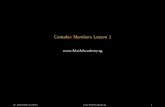 Complex Numbers 1 - Math Academy - JC H2 maths A levels