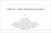 Unit 2b Power Transmission by Belts