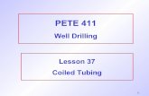 Tech drilling-coil tubing