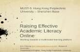 Raising effective academic literacy online: working towards a multimodal interactive platform
