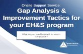 Gap Analysis & Improvement Tactics for Your EH&S Program