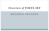 Overview of TOEFL ibt