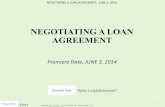 Negotiating the Loan Agreement
