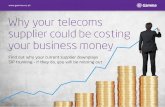 Why your telecoms supplier could be costing your business money