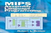 Mips assembly programminglanguage