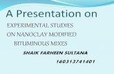 A presentation on nano modified bitumen