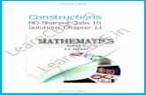 Rd sharma class 10 solutions constructions
