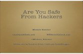 Are You Safe From Hackers