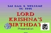 Krishna's birthday 2010