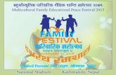 Multicultural Family Education Peace Festival - 2015 Nepal