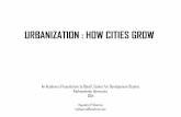 Urbanization: How city grow ?