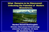 What Remains to be Discovered: Unlocking the Potential of Modern Biosciences