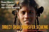 Direct cash transfer scheme