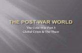 The Post War World Part 3