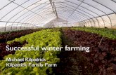 Winter Greens Production at Kilpatrick Family Farm
