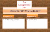 Organic pest management