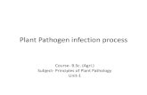B.sc agriculture i principles of plant pathology u 1.3 introduction to plant pathology