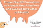 Proper Dry-Off Procedures to Prevent New Infections and Cure Existing Cases of Mastitis