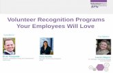 Volunteer recognition programs your employees will love - March 2015 VolunteerMatch BPN Webinar