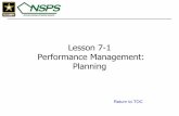 Lesson 7-1 Performance Management: