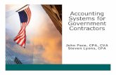 Accounting Systems for Government Contractors