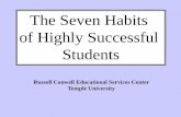 Seven habits of successful students
