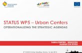 STATUS: Urban Task Forces and Urban Centers