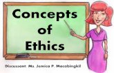 Concepts of ethics