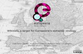 Wikidata, a target for Europeana’s semantic strategy (Glam-Wiki 2015)