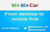 Social Drink-Up ! #8 - BlaBlaCar, from desktop to mobile first - Laure Wagner