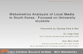 Webometrics analysis localmedia