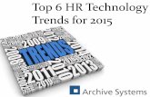 Top 6 HR trends for 2015
