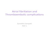 Anticoagulation in atrial fibrillation suneetha