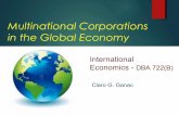 Multinational corporations in the global economy final