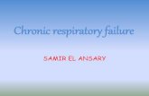 Chronic respiratory failure  1