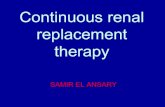 CONTINUOUS RENAL REPLACEMENT THERAPY Crrt  2