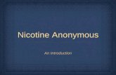 Nicotine Anonymous: An Introduction