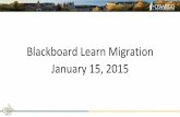 Winter Breakout Bb learn migration update