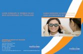 Lasik surgery is world class and affordable in thailand