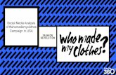 #WhoMadeMyClothes Garners 16K likes on Facebook