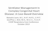 Ventilator Management in Complex Congenital Heart Disease - a case-based review