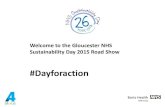 NHS Sustainability Day 2015 - Gloucester Road Show