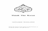 Thanh Thu Koran  -The Holy Qur'an Arabic Text and Vietnamese Translation