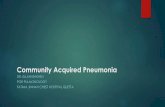 Community Acquired Pneumonia Dr Ellahi Bakhsh