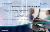 March 2015 ICD10: Preparation for Physicians and Small Practices