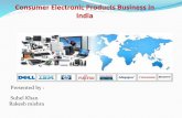 Consumer electronic products business in india