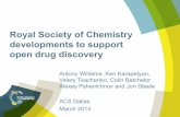 Royal society of chemistry developments to support open drug discovery
